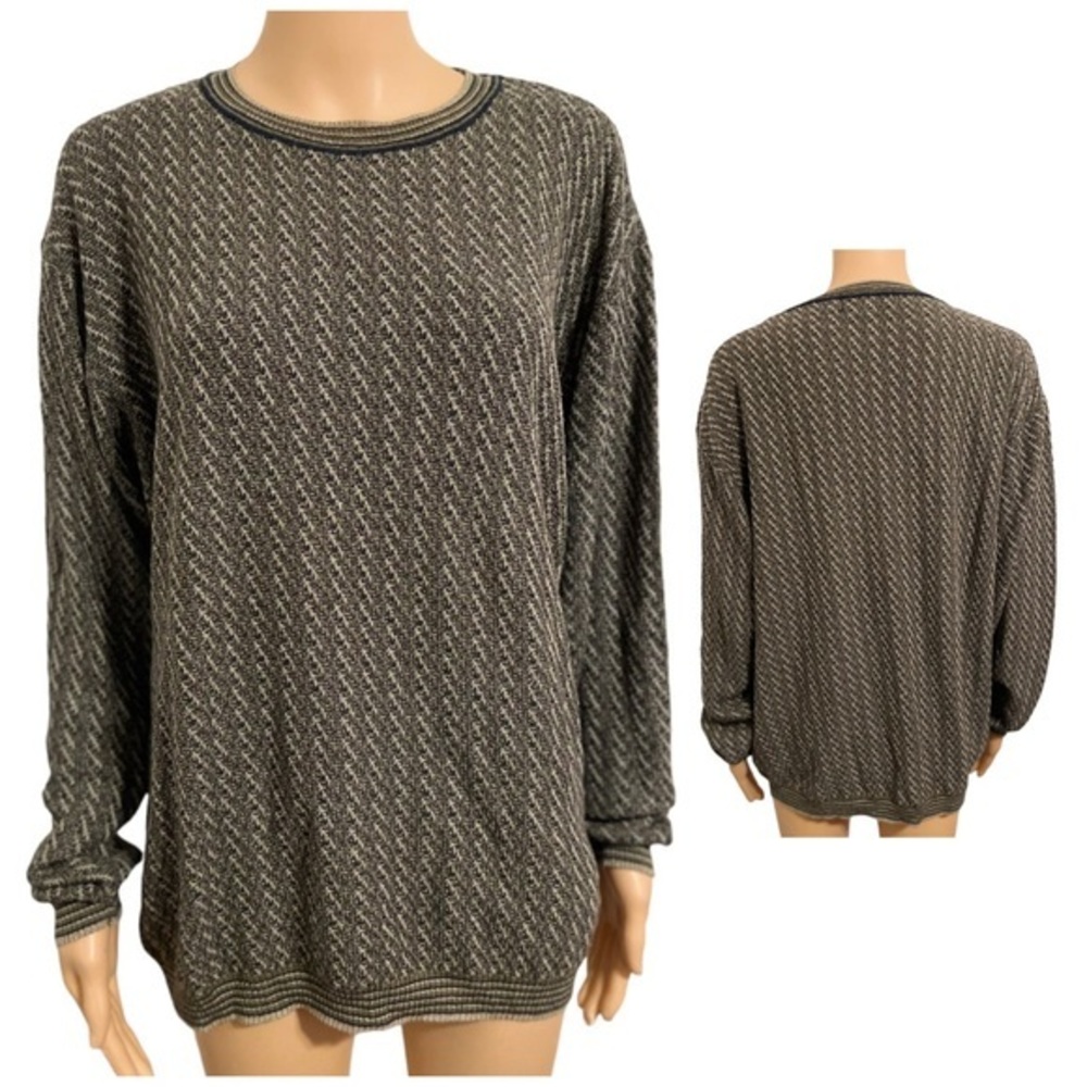Northern Isles Vintage Men’s XL Long Sleeve Geometric Pullover Sweater